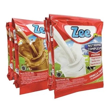 

MEGA SALE Zee Susu Bubuk Coklat dan Vanila sachet renceng 1pcs x 4gr