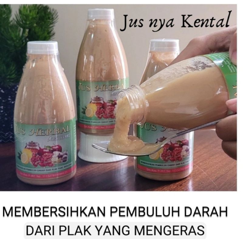 

Jus Bawang putih tunggal Lanang Jahe Merah Lemon Cuka Apel Madu Hutan 350 ml HALAL & Terdaftar Di Dinkes