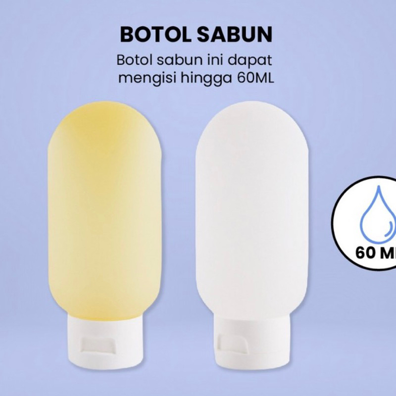 Botol sabun portable / Botol lotion / botol sabun travelling
