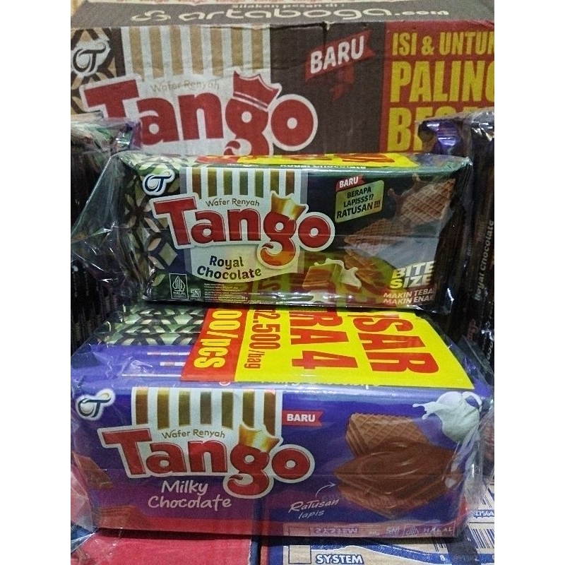 

Tango Wafer Chocolate 39gr 1 Pack Isi 14 Eceran 2000