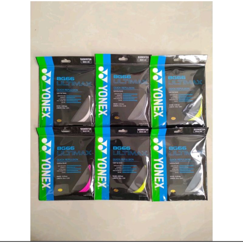 SENAR RAKET BADMINTON YONEX BG 66 ULTIMAX