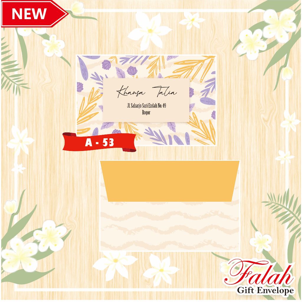 

Amplop Falah Motif A 53 Harga Murah isi 50