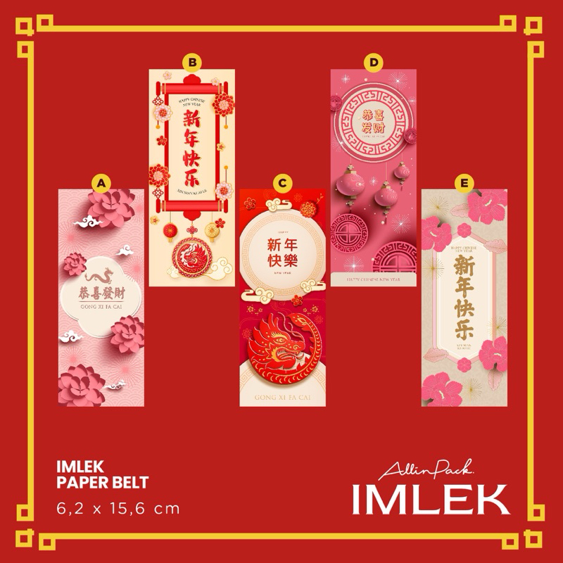 

isi 15pcs Sticker Segel Imlek 2024 / Chinese New Year / Sincia