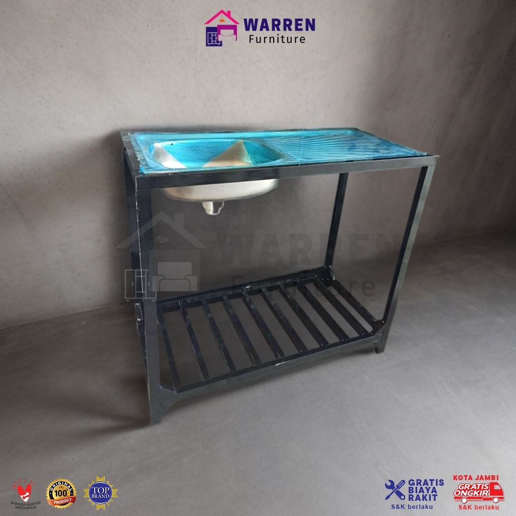 Rak cuci piring aluminium