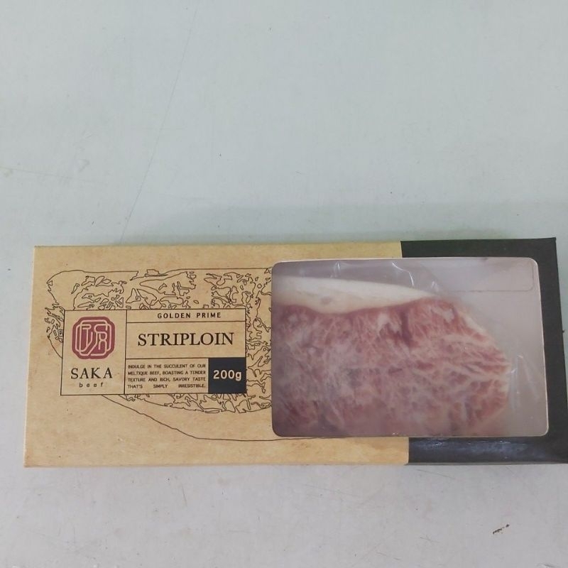

Saka Golden Striploin 200gr