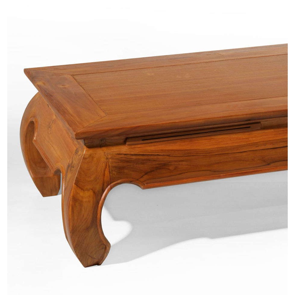 Meja Kopi Opium Kayu Mahoni