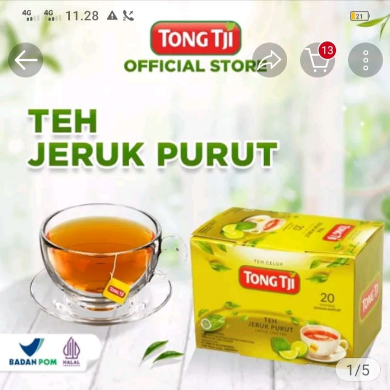 

Teh Tong Tji Jeruk Purut Khas Tegal