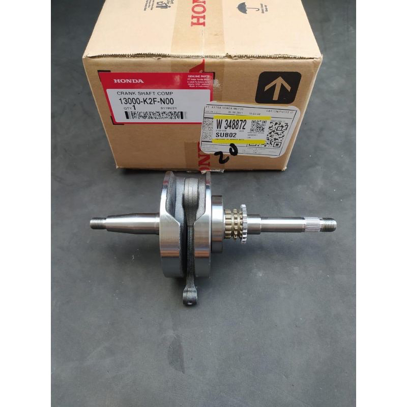 13000-K2F-N00 CRANKSHAFT AS KRUK AS KORAS STANG SEHER KOMPLIT BANDUL NEW SCOOPY K2F 2021 2022 BEAT K