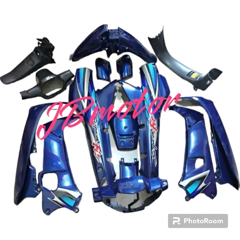 Body halus kasar Supra x lama Supra fit lama Biru+ striping