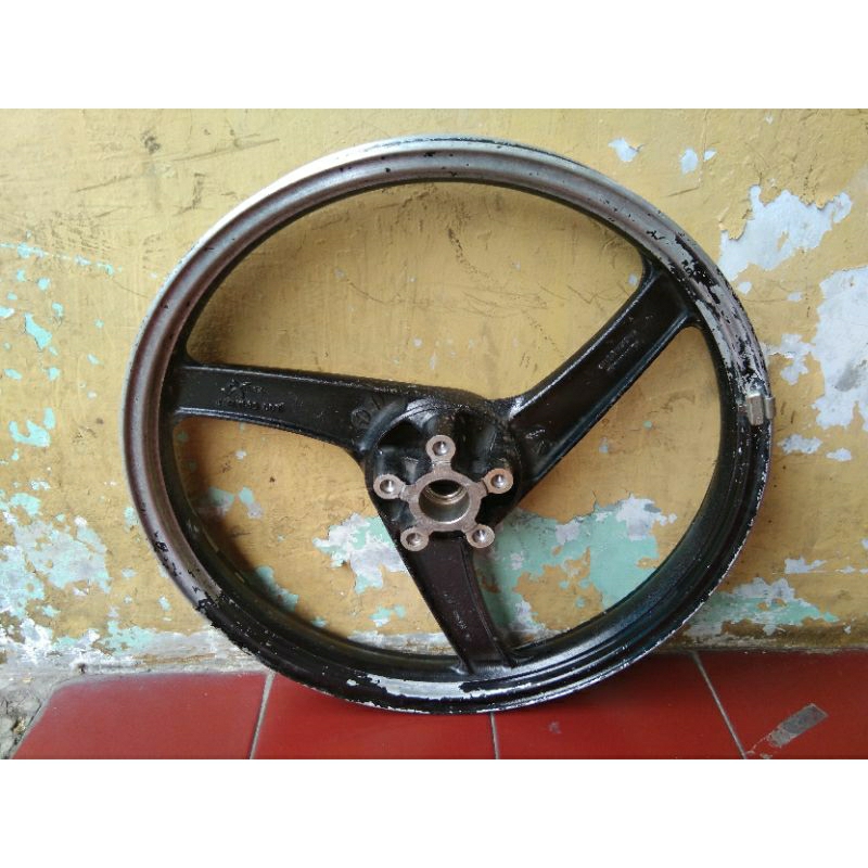 Velg depan NINJA R ring 17" original copotan bekas