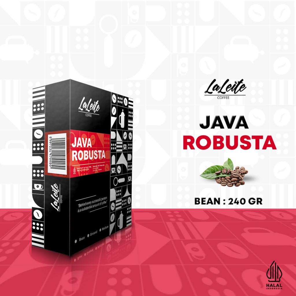 

Kopi Java Robusta 240g - Roastedbean (biji sangrai)