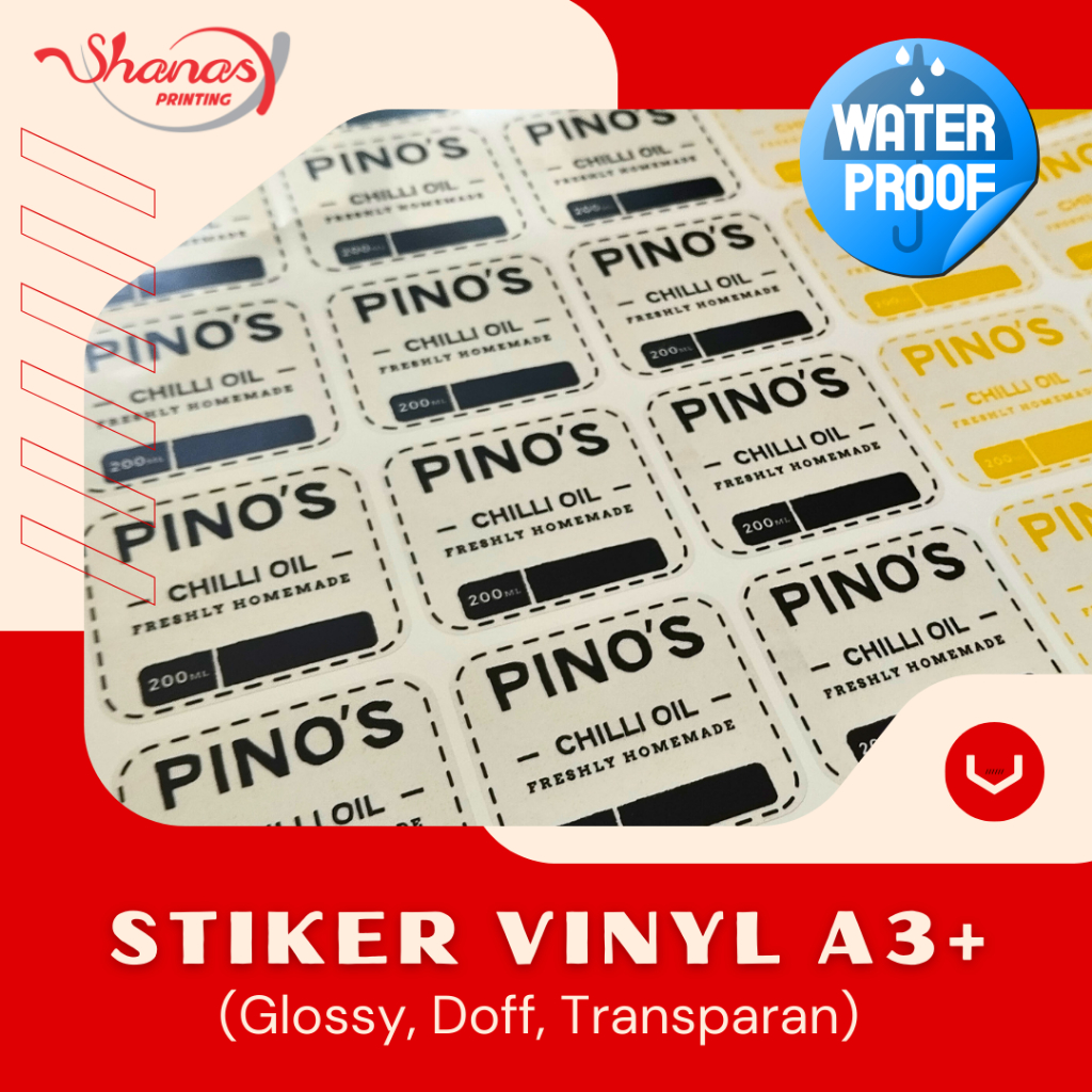 

Cetak A3plus STICKER Vinyl tidak cutting