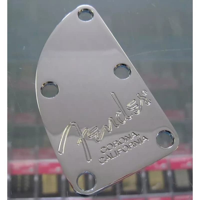 plat neck Fender jazz bass American Deluxe neck plate bass original