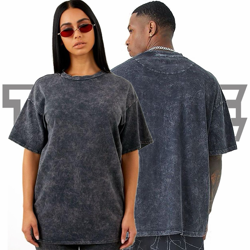 Kaos Polos Oversize Washing | Kaos Oversize Pria Wanita Washed