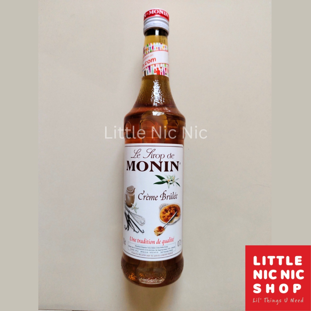 

Monin Creme Brulle syrup 70 CL (700ml) sirup rasa minuman café