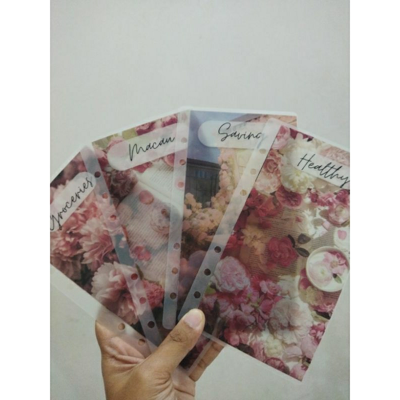 

Cash Envelopes Flowers Aesthetic A6