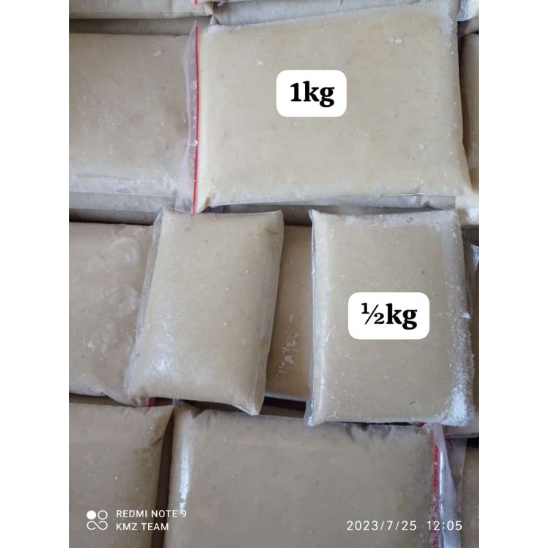 

Daging Durian Medan Kemasan 1kg dan ½kg
