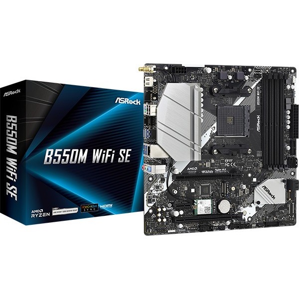 ASROCK B550M WIFI SE (Socket AM4, B550)