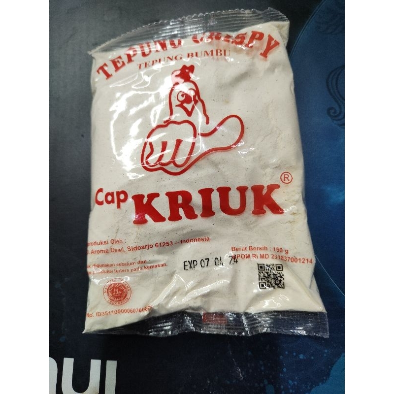

Tepung Crispy Cap Kriuk 150gr halal | tepung bumbu kriuk
