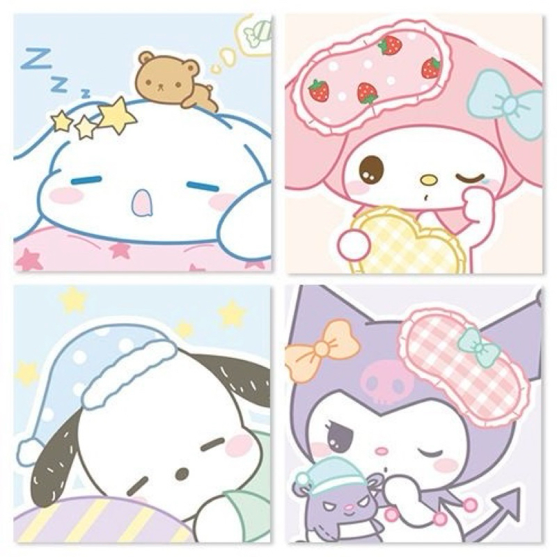 Memo Pad Sanrio Cinnamoroll Kuromi Melody