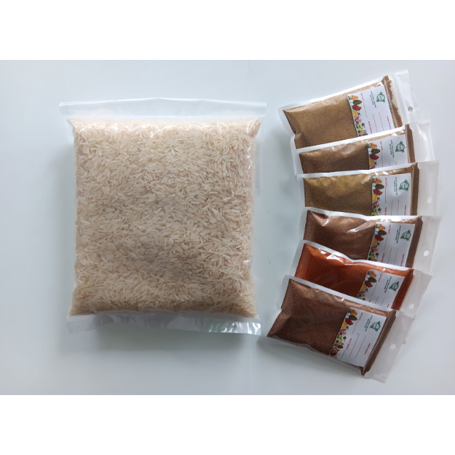 

BERAS BASMATI 1 KG FREE BUMBU / BERAS BASMATI TIMUR TENGAH / BERAS Kebuli Briyani Kabsah Mandhi Shawarma Instan | Beras Basmati