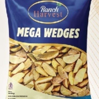 

POTATO MEGA WEDGES 1KG RANCH HARVEST KENTANG GORENG WEDGE