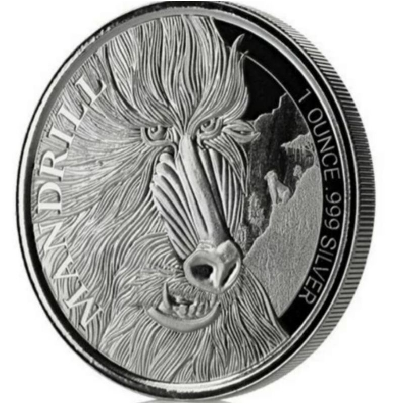 Perak Mandrill 2020 1 oz Silver coin cameron