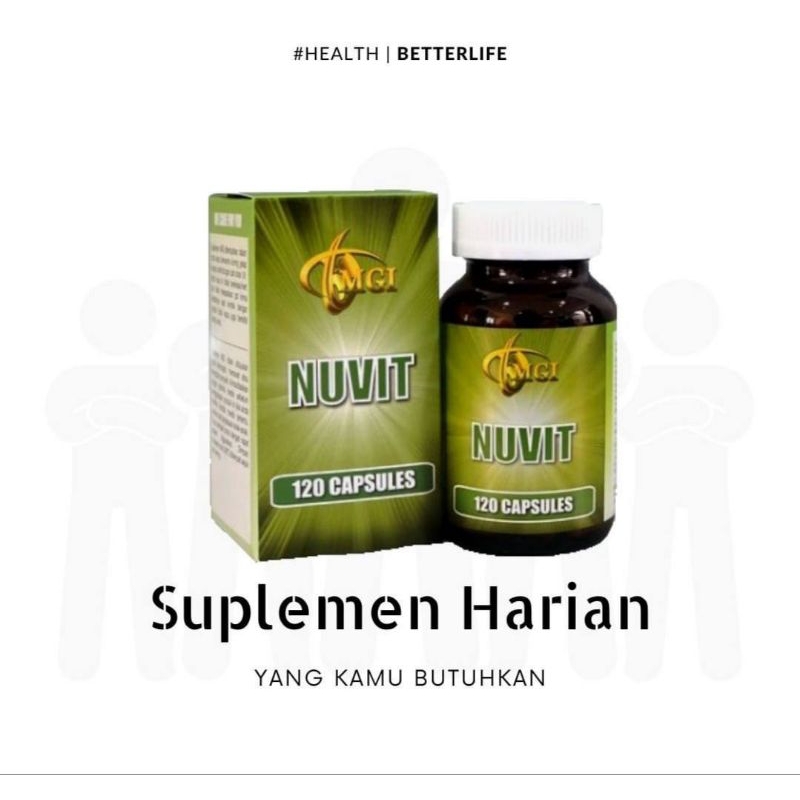 NUVIT ECER 1 Kapsul / NUVIT SUPLEMEN TUBUH HARIAN / IMMUNE BOOSTER
