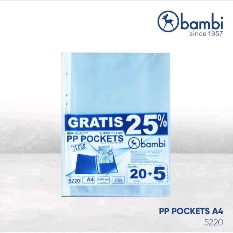 

PP Pocket A4 Bambi 5220