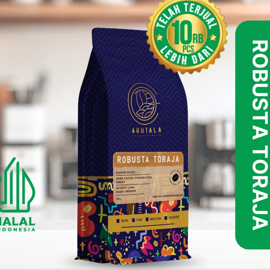 

COD NEWPRODUCT ARUTALA Kopi Toraja Rantebua Robusta Coffee 25 gram