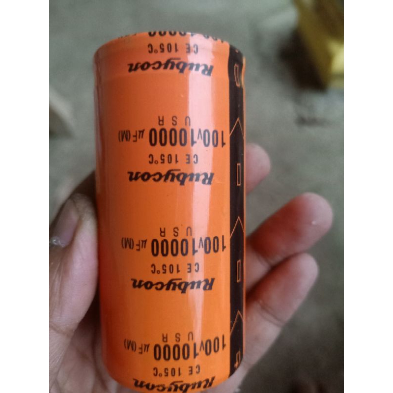 Elco 10000uf 100v RUBYCON Orange
