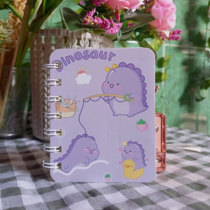 

Mini notebook ring A7 journaling cute aesthetic buku tulis diary