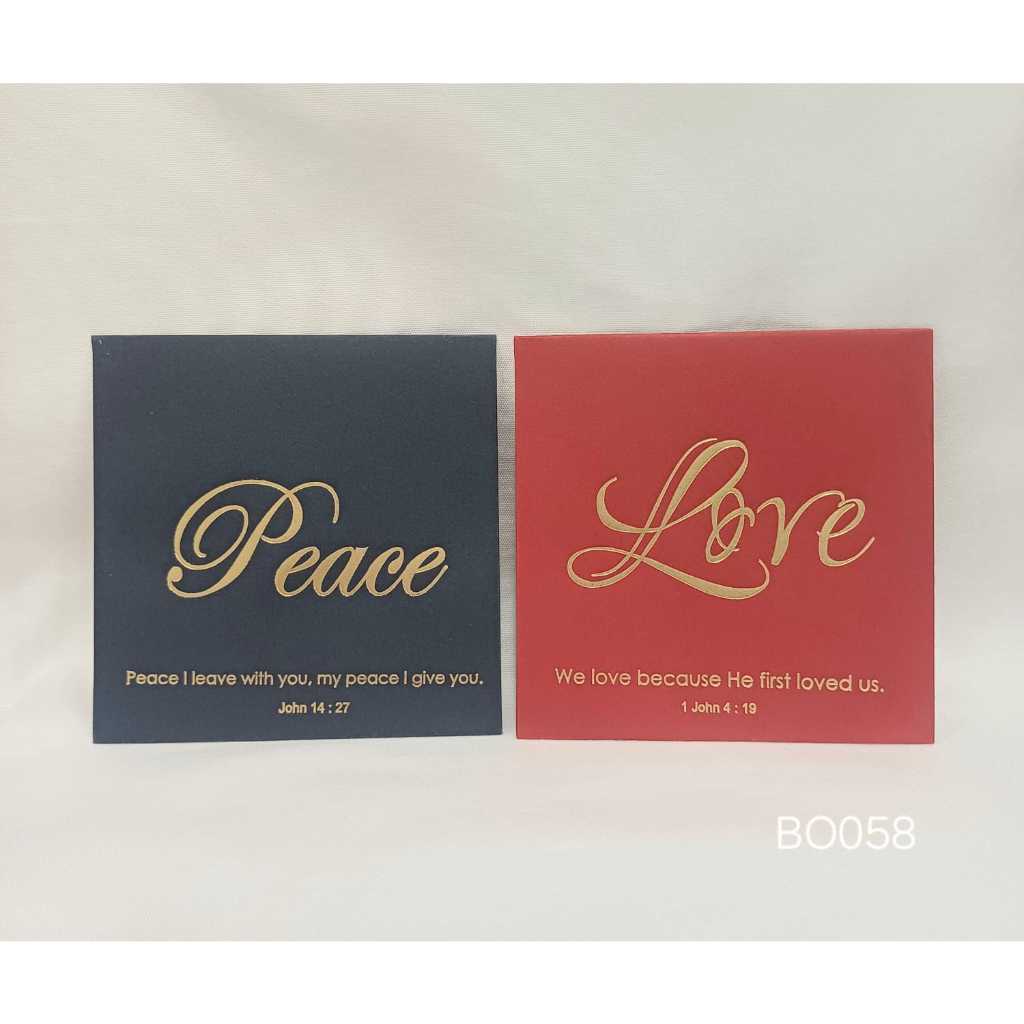 

Amplop Angpao Love & Peace isi 5pcs