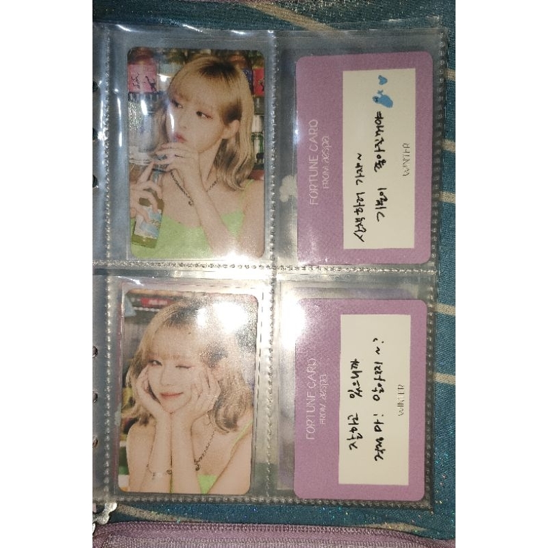 Photocard Fortune Winter Aespa My Synk PC MD Official
