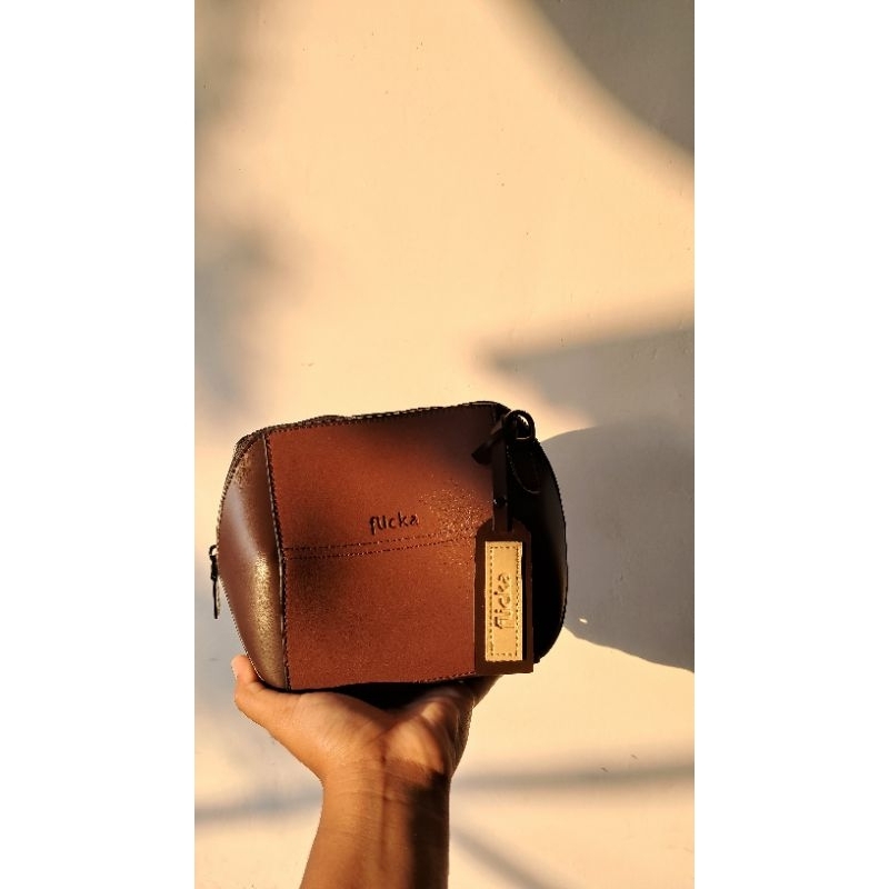 Tas Flicka tas selempang bahu wanita original flicka