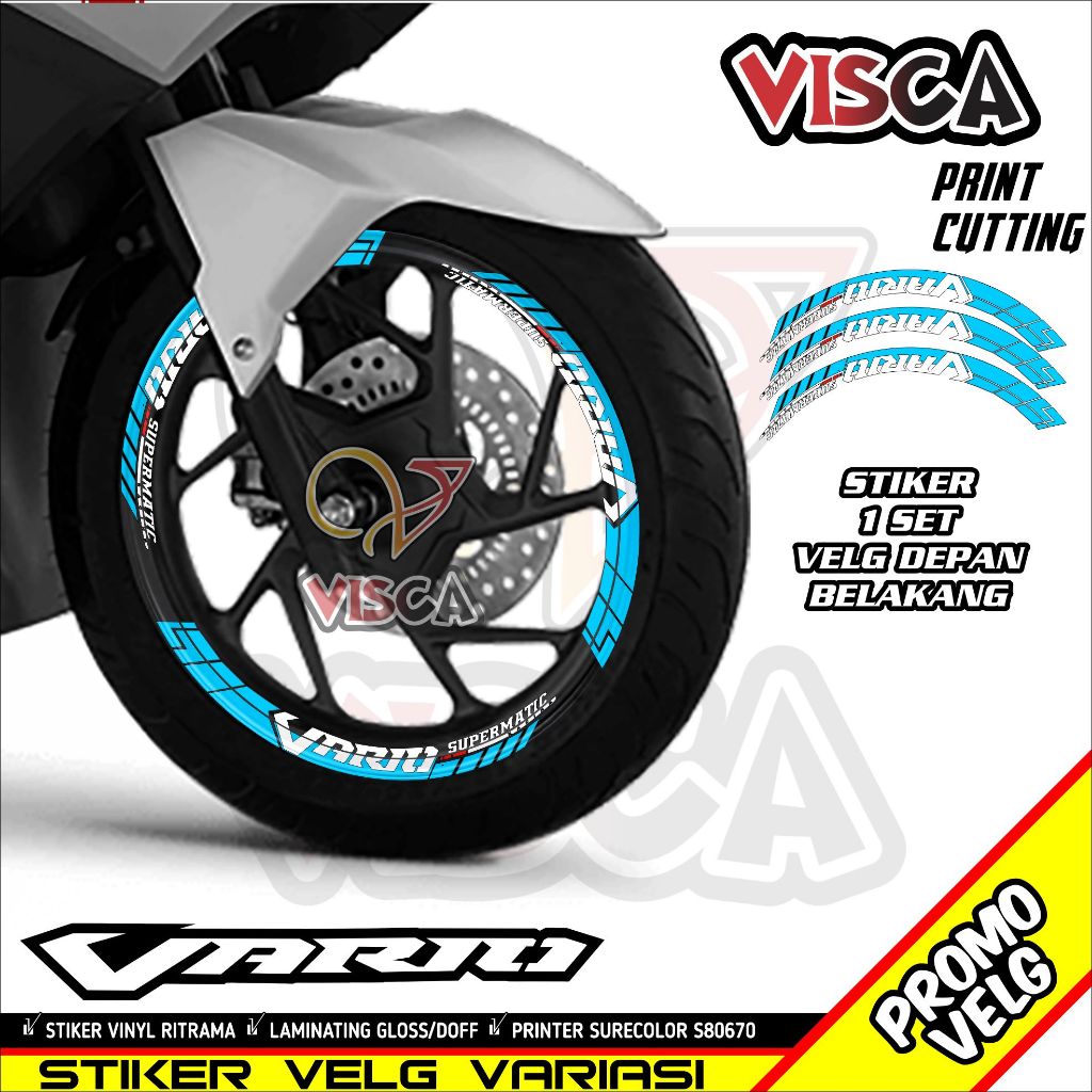 Stiker Velg List Velg Motor Stiker Velg Honda Vario