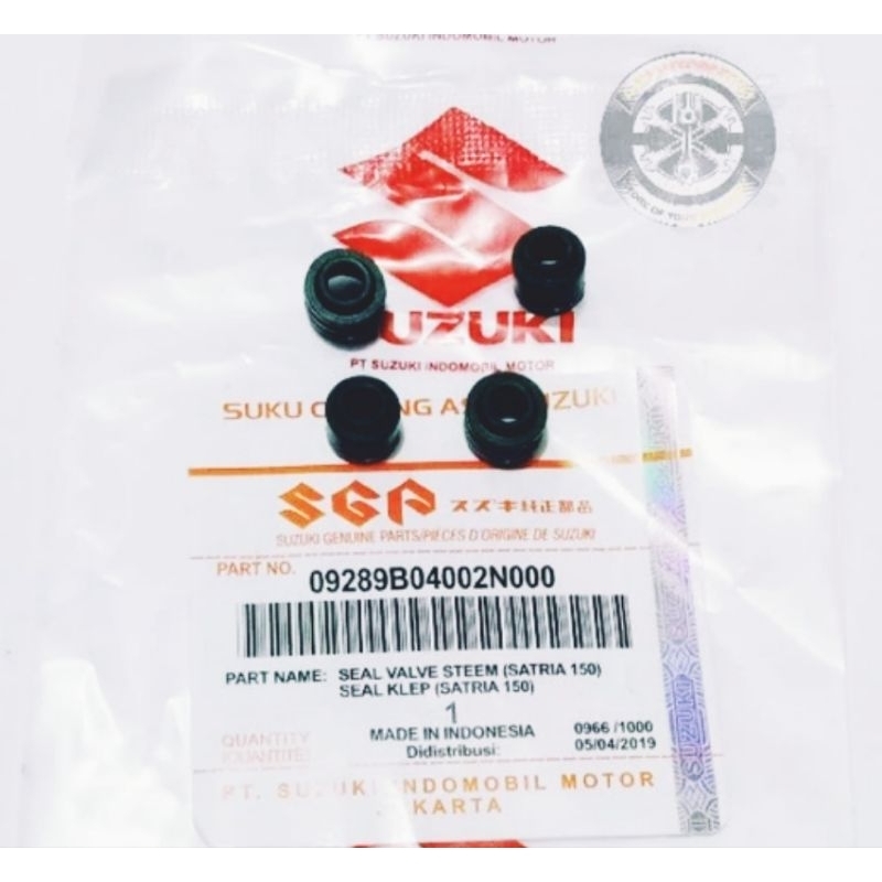 SEAL KLEP SIL KLEP SUZUKI SATRIA FU 150 KARBU FU BARONG FU FACELIT FU CKD FU CBU FU INJEKSI GSX SGP 