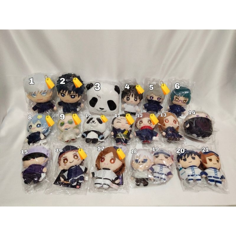 Original Plush Jujutsu Kaisen Haikyuu Tomonui / Furyu / Face Pouch / Taito Plush Megumi Gojo Miwa Su