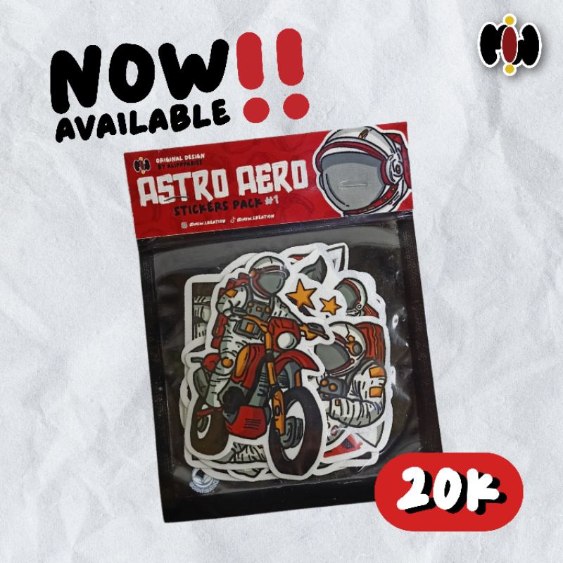 

Sticker Pack PREMIUM - ASTRO AERO #1 (12pcs)