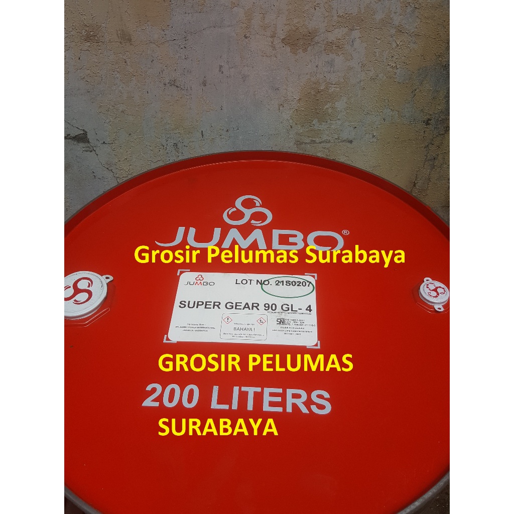 DRUM Oli Gardan Transmisi perseneleng JUMBO Super GEAR sae 90 140 GL4 GEAR BOX OIL