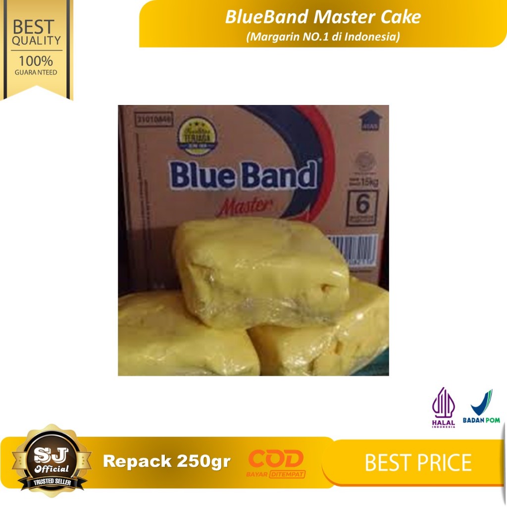 

BLUEBAND Master Cake Margarine 250gr / Blue Band Kiloan BEST PRICE