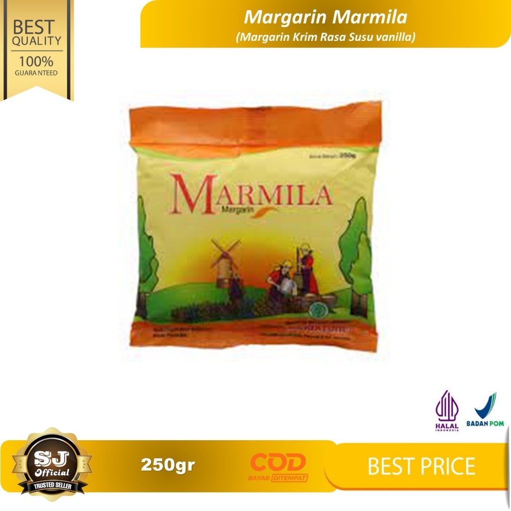 

MARMILA Margarin Krim Rasa Susu Vanila Kemasan Sachet 250gr (Tinggal Pakai)