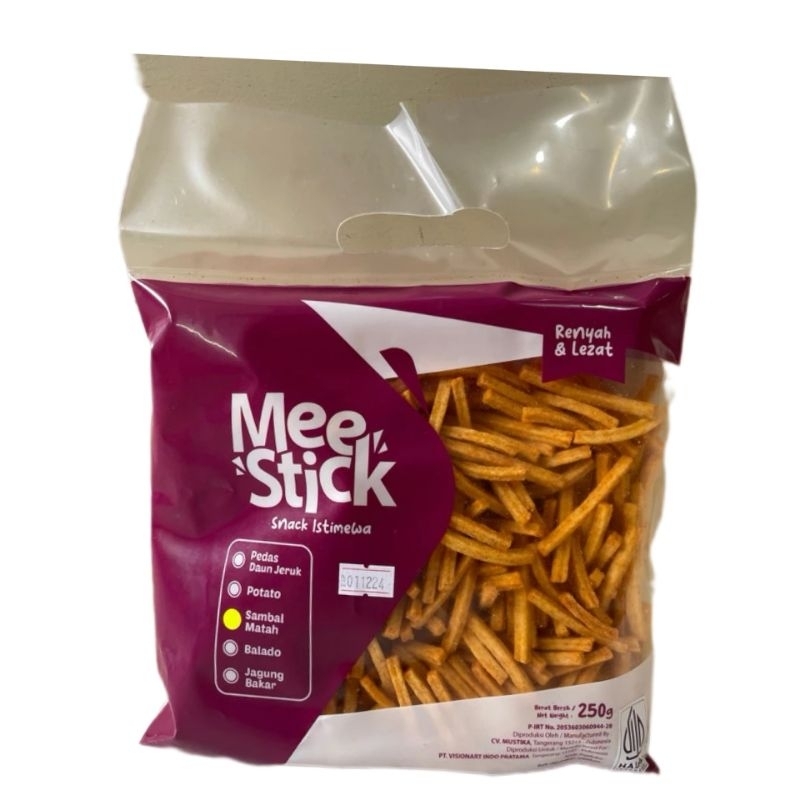 

Mee Stick Snack Rasa Sambal Matah 250 gr