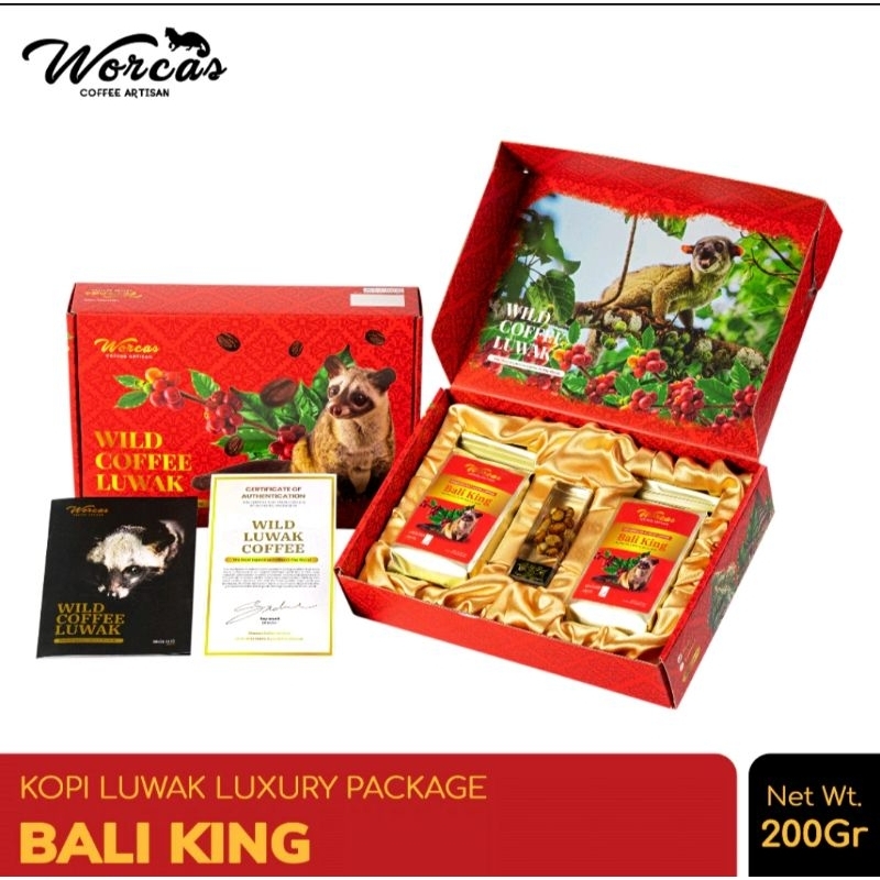 

Kopi Luwak asli Liar Bali king isi dua Super Large Box