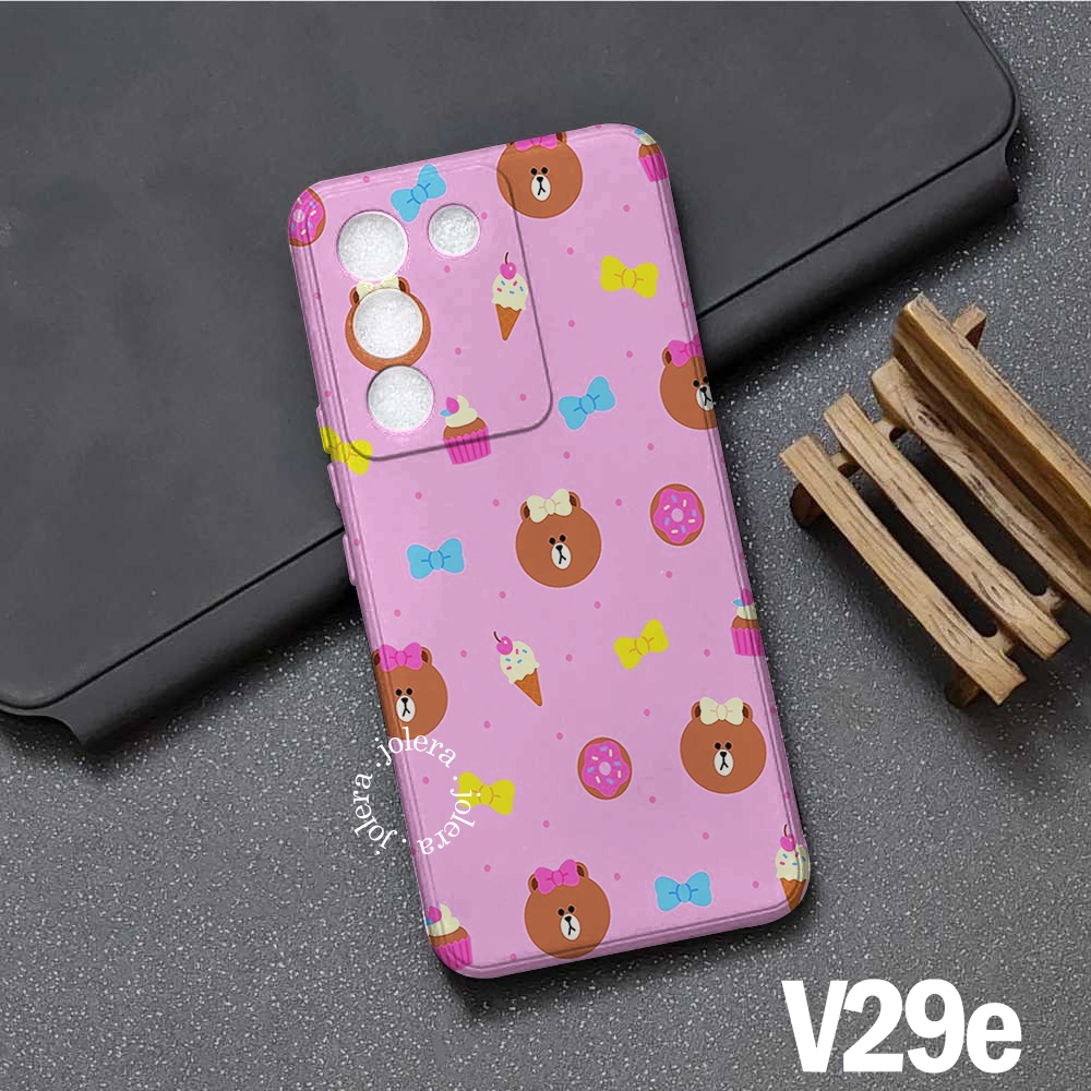 Case UNTUK VIVO V29E 2023 SOFTCASE HANDPHONE FASHION JOLERA CRN10