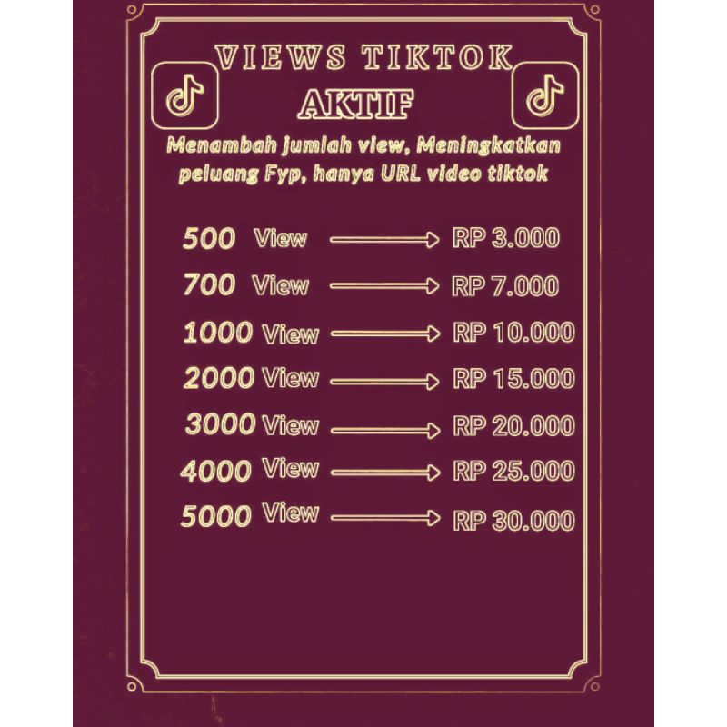 Viewers Tiktok Aktif