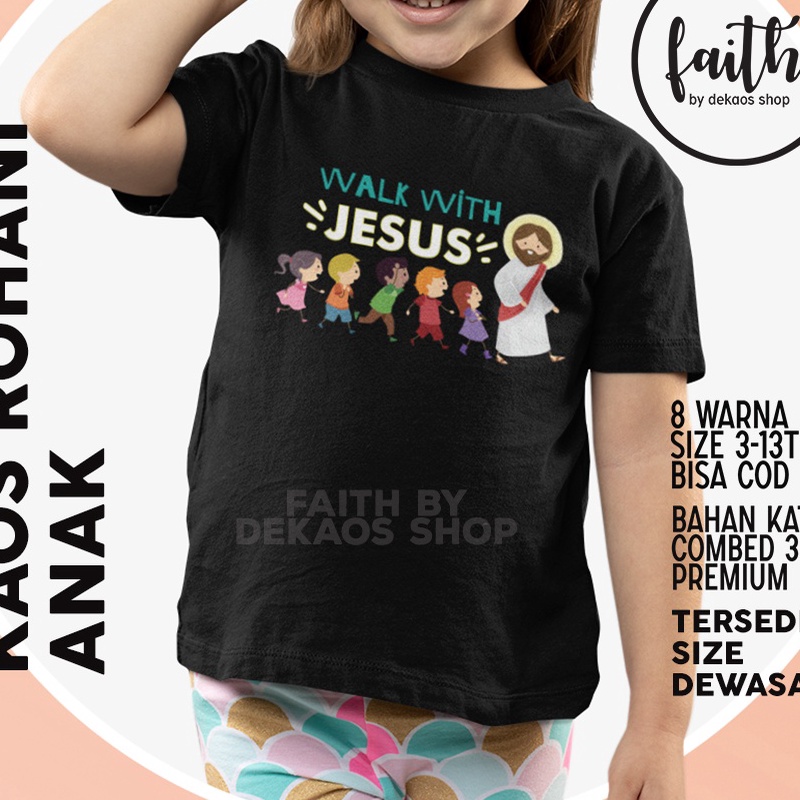 Pilihan pakaian yang menginspirasi kepercayaan diri KAOS ROHANI ANAK  KAOS PASKAH ANAK  KAOS NATAL A