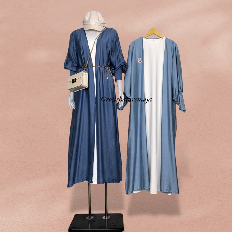 DABI ABAYA DUBAI ABAYA LEBARAN - ABAYA TERBARU - KAFTAN LEBARAN - DRESS LEBARAN