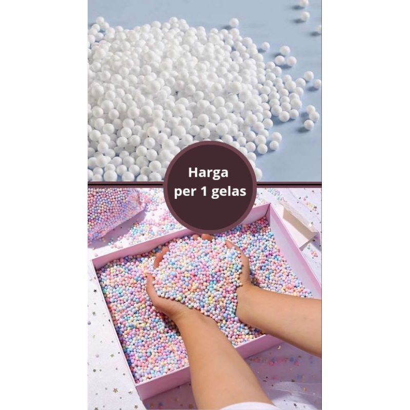 

BUTIRAN STYROFOAM TERMURAH - HARGA PER 1 GELAS AKUA