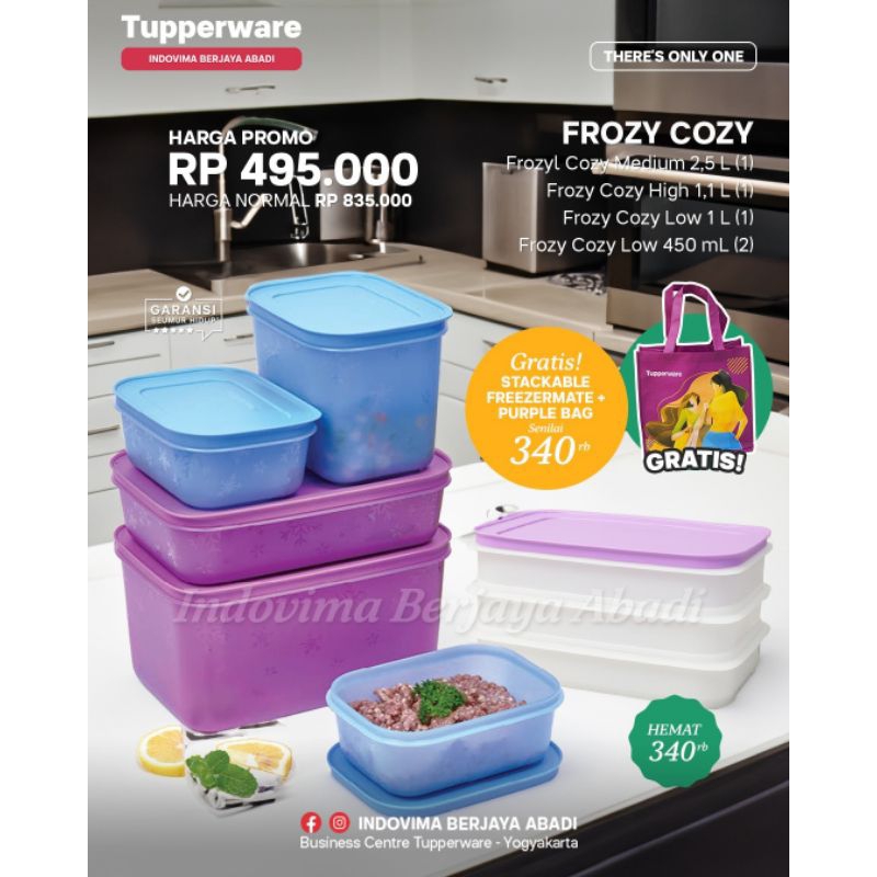 frozy cozy set tupperware